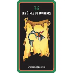 Les cartes du chemin sacré, les êtres du tonnerre