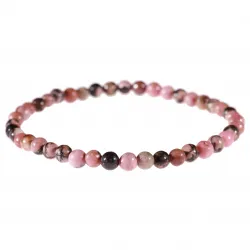 Bracelet en Rhodonite 4mm