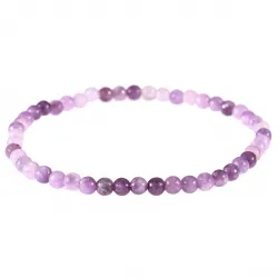 Bracelet en Lépidolite 4mm