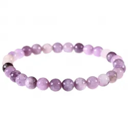 Bracelet en Lépidolite 6mm