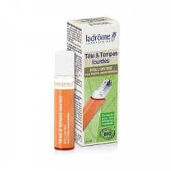 Tête & Tempes lourdes - Roll'on huiles essentielles bio - Ladrôme