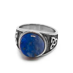 Chevalière en Lapis Lazuli