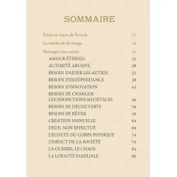 L'oracle du silence des âmes, sommaire