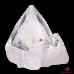 Cristal d'Apophyllite blanche. Maarashtra, Inde