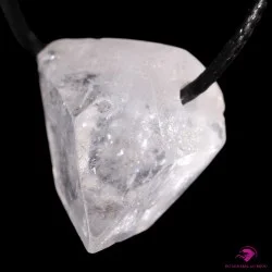 Apophyllite blanche pendentif percée