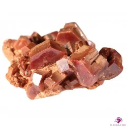 Petit macle de Vanadinite du Maroc