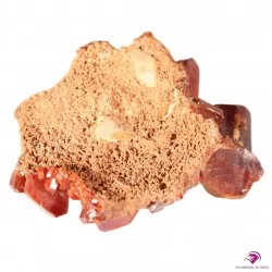 Macle de Vanadinite, Mibladen, Midelt, Maroc