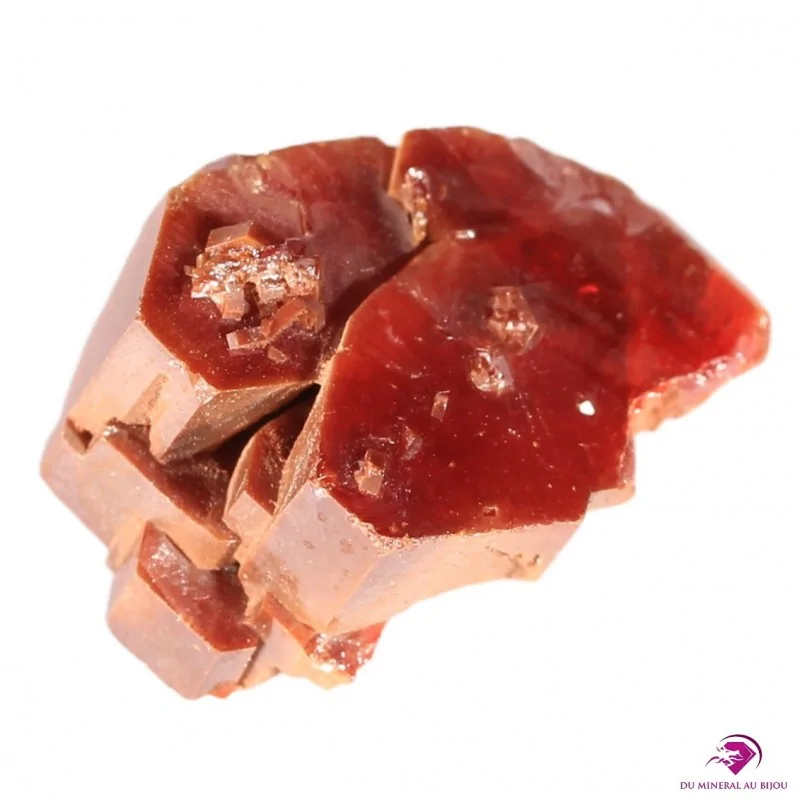 Cristal de Vanadinite. Provenance : Mibladen, Midelt, Maroc