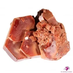 Cristal de Vanadinite. Provenance : Mibladen, Midelt, Maroc